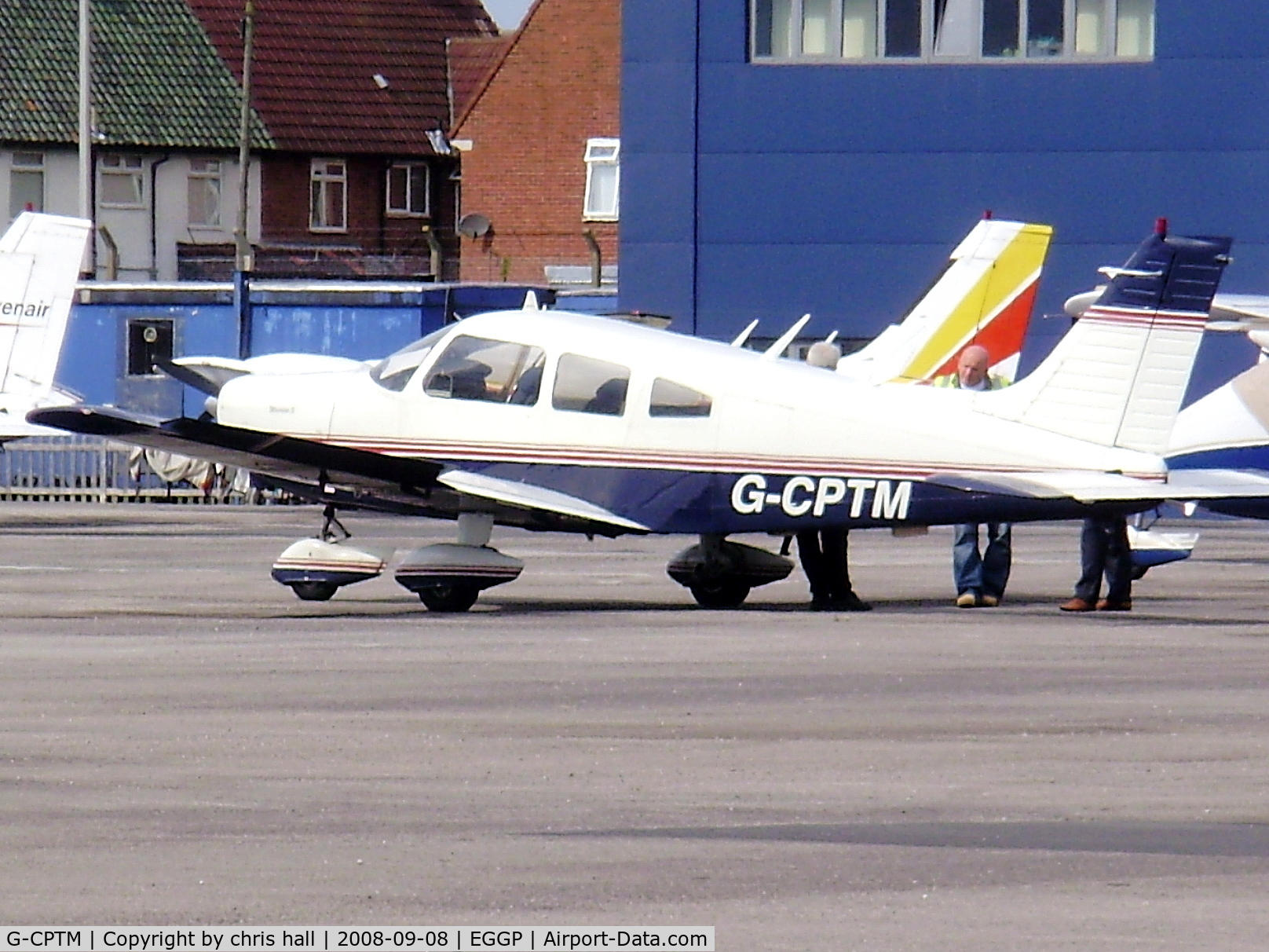 G-CPTM, 1977 Piper PA-28-151 Cherokee Warrior C/N 28-7715012, private