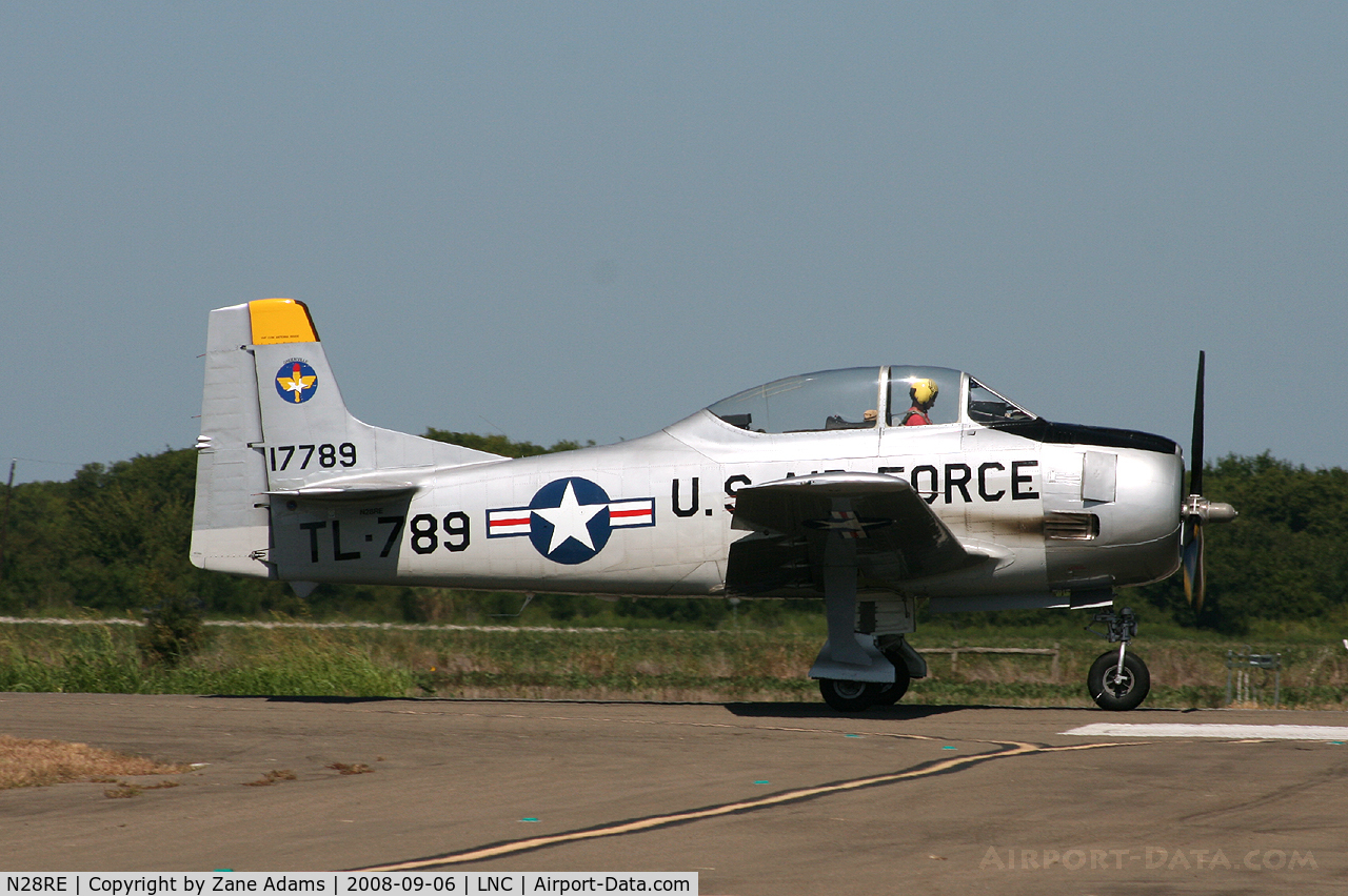 N28RE, 1951 North American T-28A Trojan C/N 174-642, At the DFW CAF open house 2008 - Warbirds on Parade!