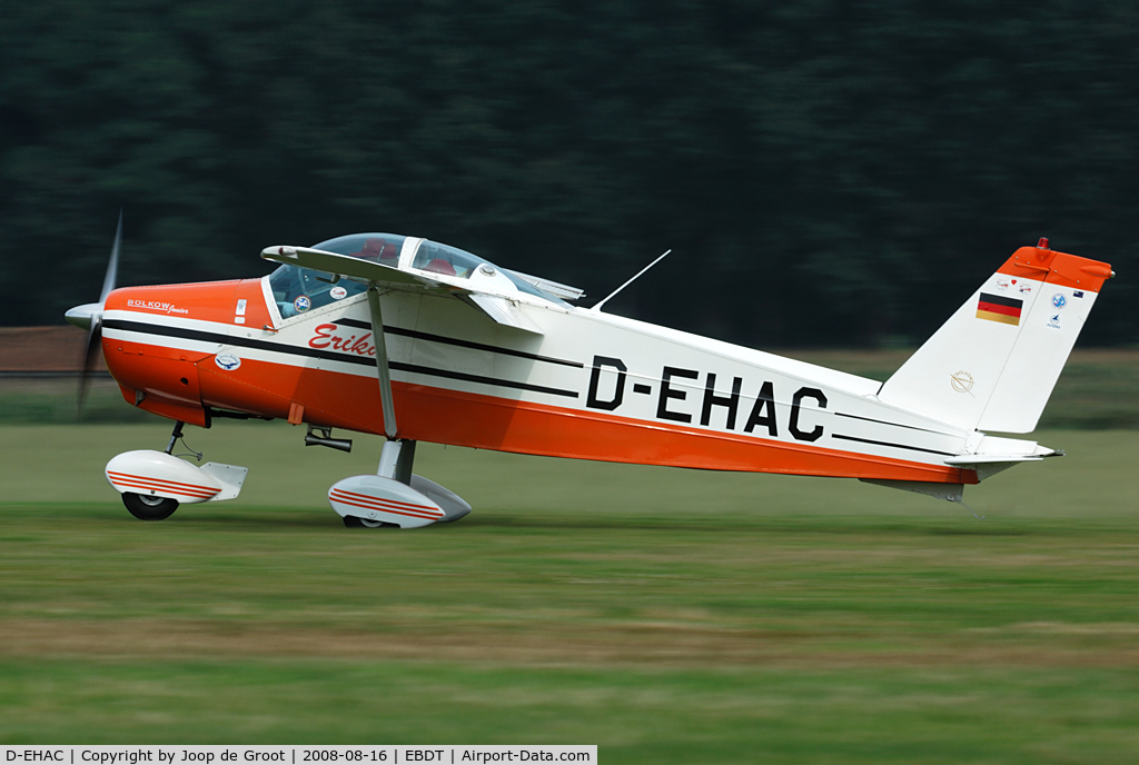 D-EHAC, 1969 Bolkow Bo-208C Junior C/N 709, old timer fly in 2008