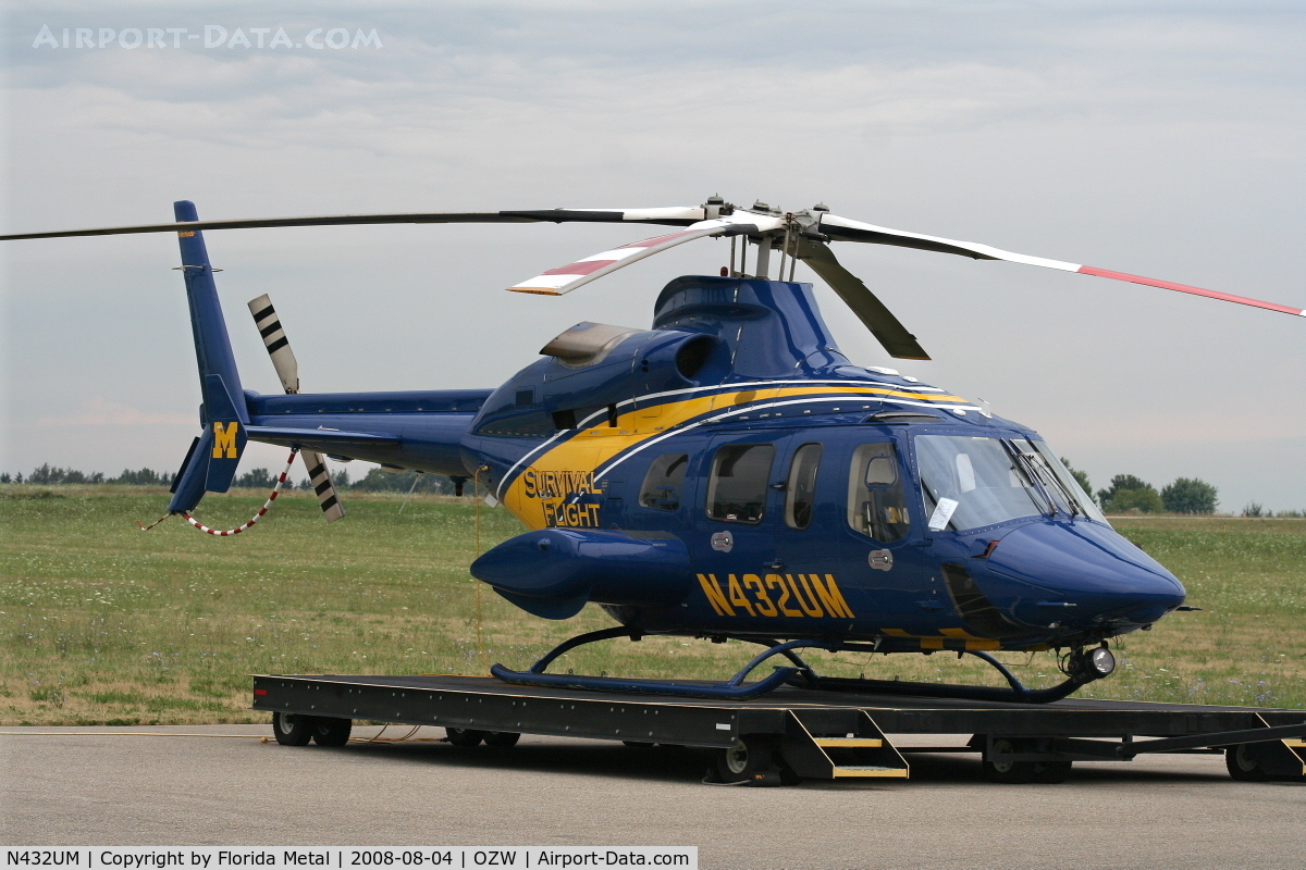 N432UM, 1998 Bell 430 C/N 49046, Michigan Life Flight Bell 430