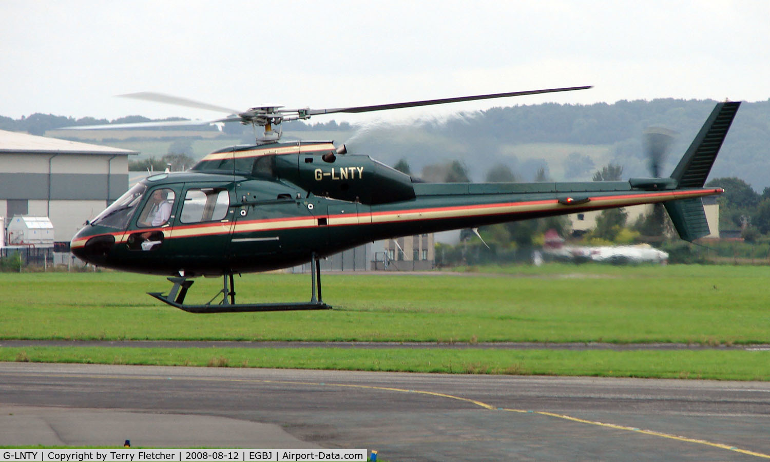 G-LNTY, 1983 Aerospatiale AS-355F-1 Ecureuil 2 C/N 5300, AS355F1 noted at Gloucestershire Airport  UK in Sept 2008