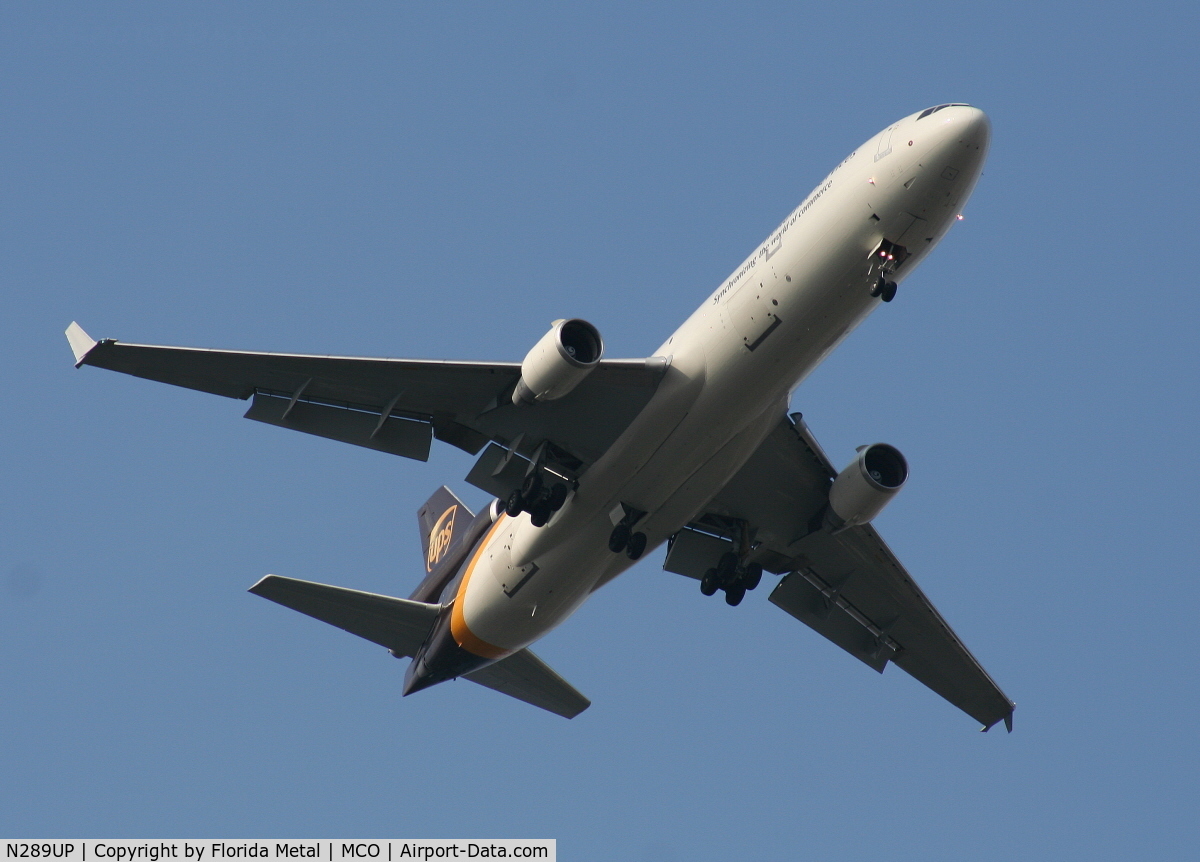 N289UP, 1992 McDonnell Douglas MD-11F C/N 48455, UPS MD-11