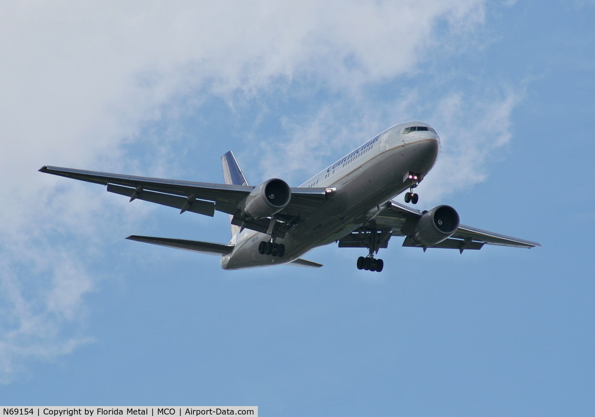 N69154, 2001 Boeing 767-224 C/N 30433, Continental 767-200