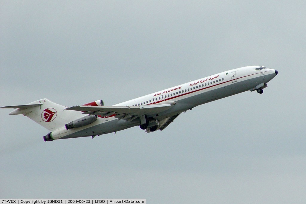 7T-VEX, 1982 Boeing 727-2D6 C/N 22765-1801, B727-2D6Adv