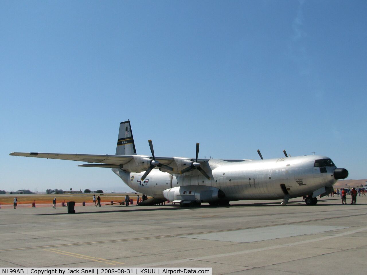 N199AB, 1956 Douglas C-133A Cargomaster C/N 561999 (45164), 2008 Travis Air Expo