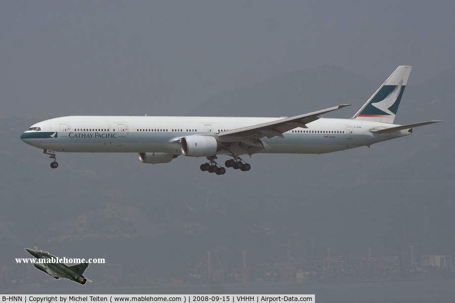 B-HNN, 2003 Boeing 777-367 C/N 33703, Cathay Pacific