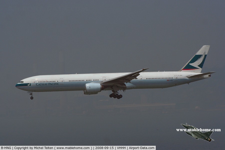 B-HNG, 1997 Boeing 777-367 C/N 27505, Cathay Pacific