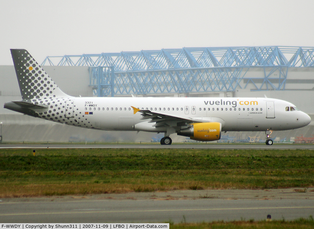 F-WWDY, 2007 Airbus A320-214 C/N 3321, C/n 3321 - To be EC-KLB