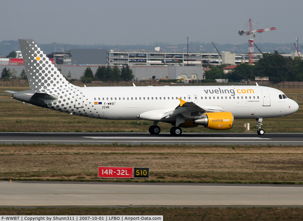 F-WWBT, 2007 Airbus A320-214 C/N 3246, C/n 3246 - To be EC-KJY