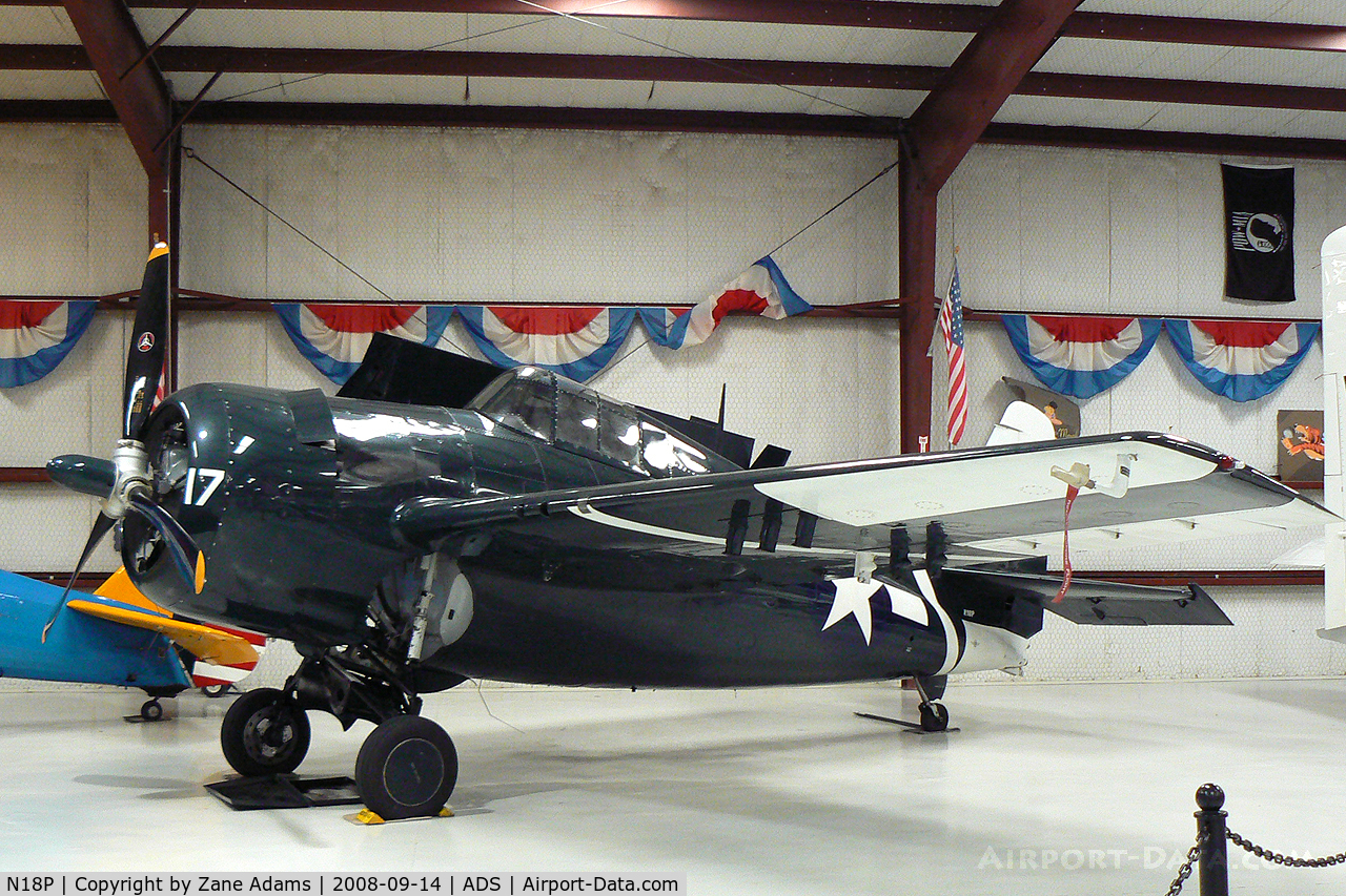 N18P, General Motors (Grumman) FM-2 Wildcat C/N 6014, At the Cavanaugh Flight Museum