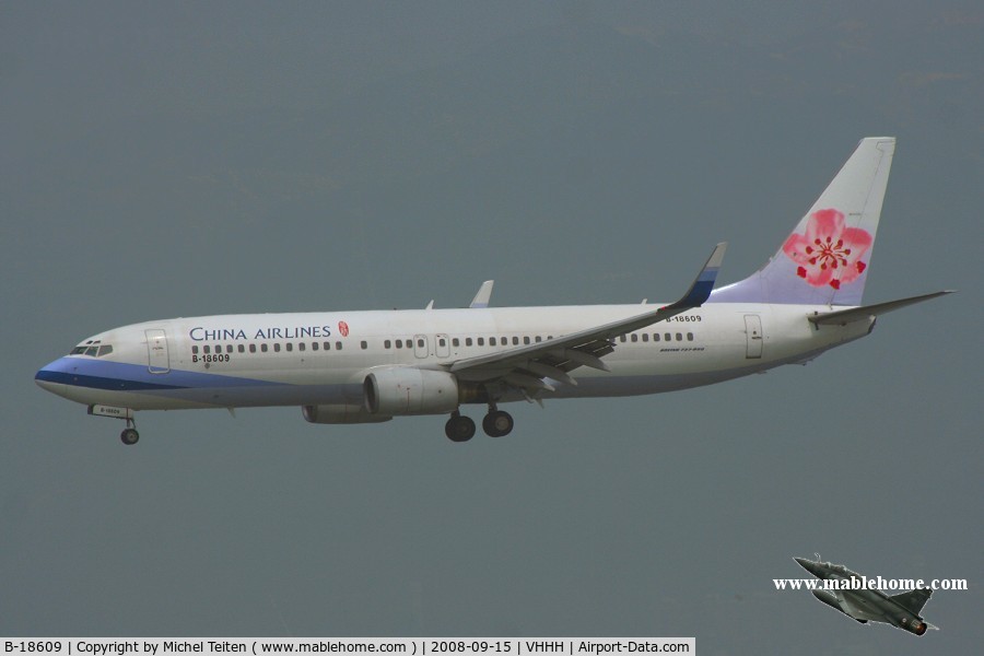B-18609, Boeing 737-809 C/N 28407, China Airlines