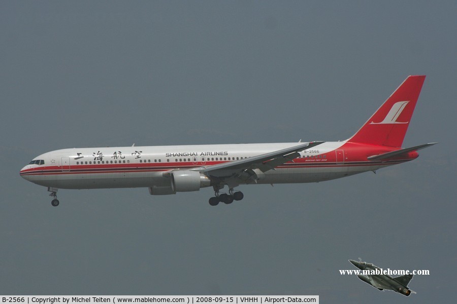 B-2566, 2006 Boeing 767-36D/ER C/N 35156, Shanghai Airlines