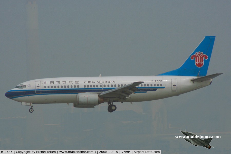 B-2583, 1993 Boeing 737-31B C/N 25897 / 2554, China Southern Airlines