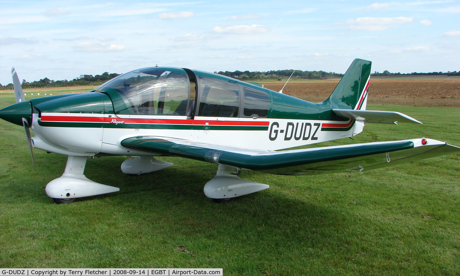 G-DUDZ, 1997 Robin DR-400-180 Regent Regent C/N 2367, 1997-Robin - A visitor to the 2008 Turweston Vintage and Classic Day
