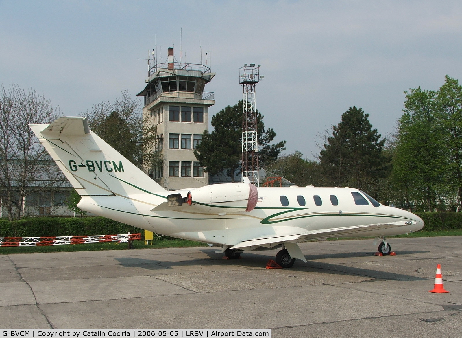 G-BVCM, 1993 Cessna 525 CitationJet CJ1 C/N 525-0022, Charter flight to SCV