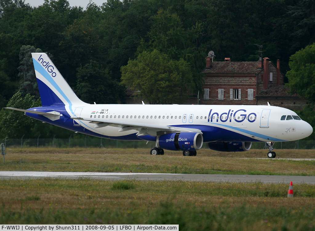 F-WWIJ, 2008 Airbus A320-232 C/N 3618, C/n 3618 - To be VT-INV