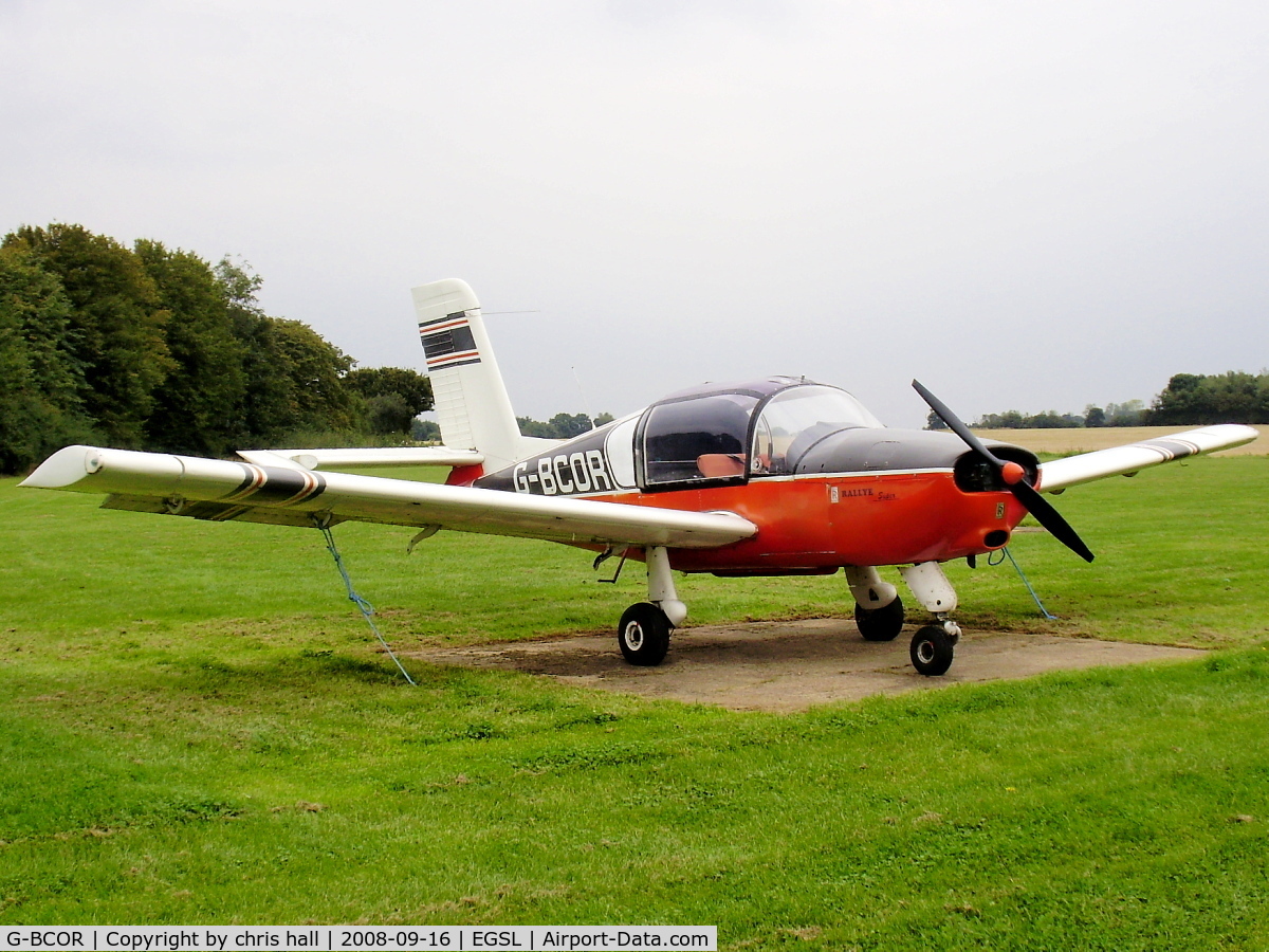 G-BCOR, 1974 Socata Rallye 100ST Galopin C/N 2544, Previous ID: F-OCZK