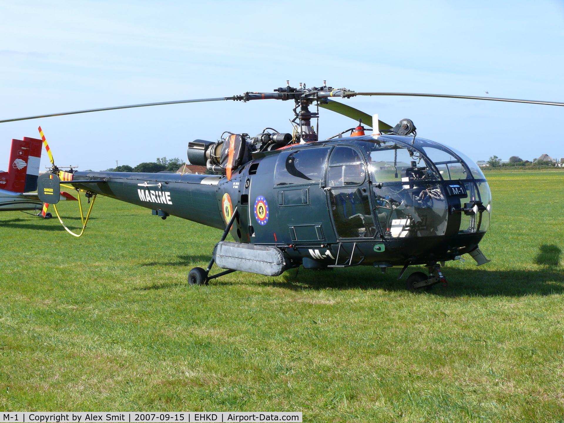 M-1, 1981 Sud Aviation SA-316B Alouette III C/N 1812, One of only three aircraft serving with the Belgian Navy