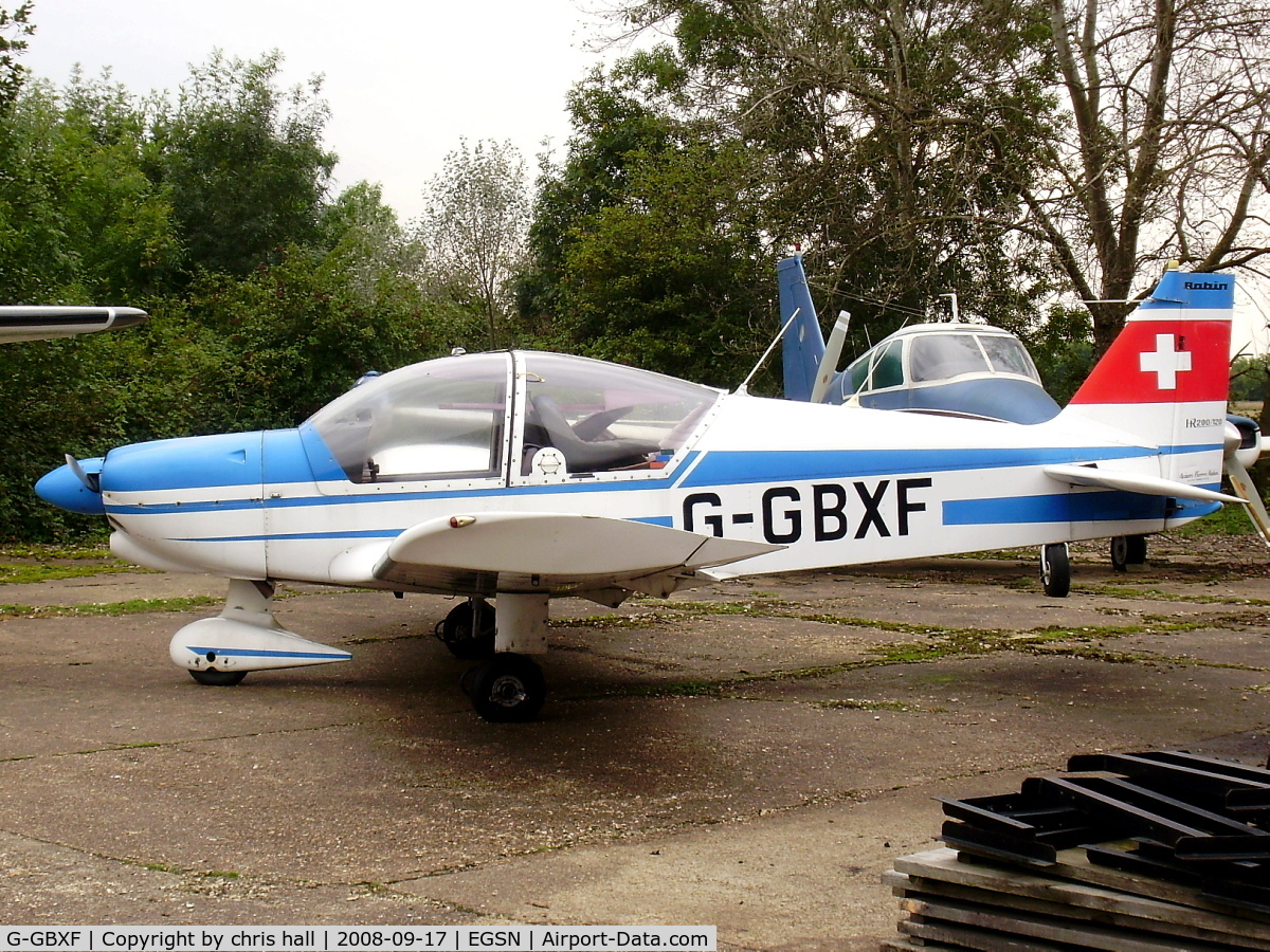 G-GBXF, 1975 Robin HR-200-120B C/N 25, Previous ID: HB-EXF