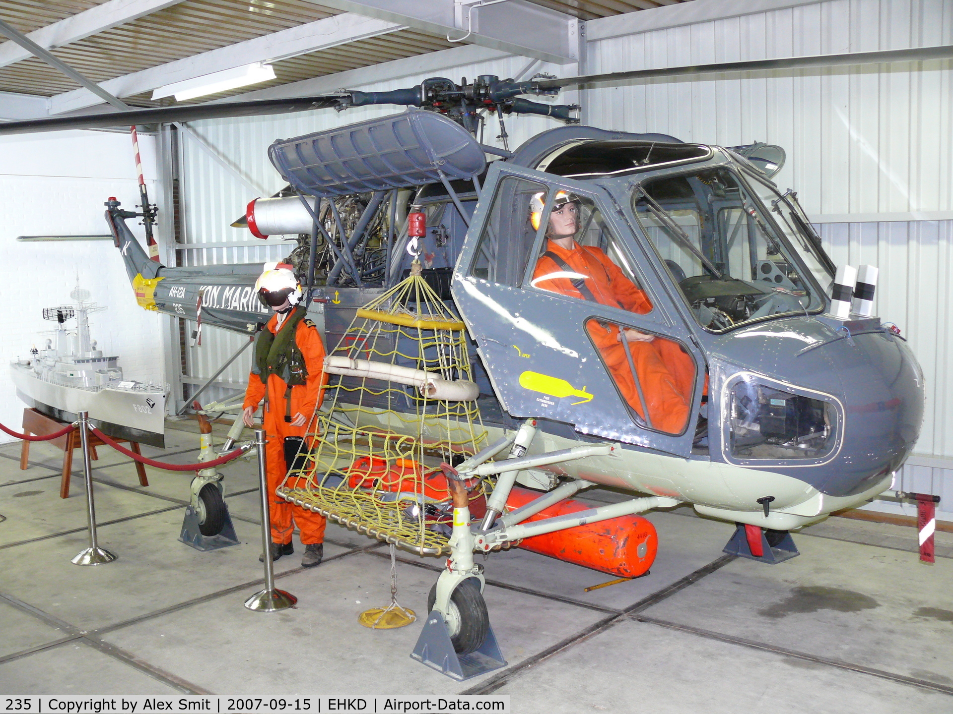 235, 1967 Westland AH-12A Wasp C/N F9677, Preserved in the local Naval Aircraft Museum