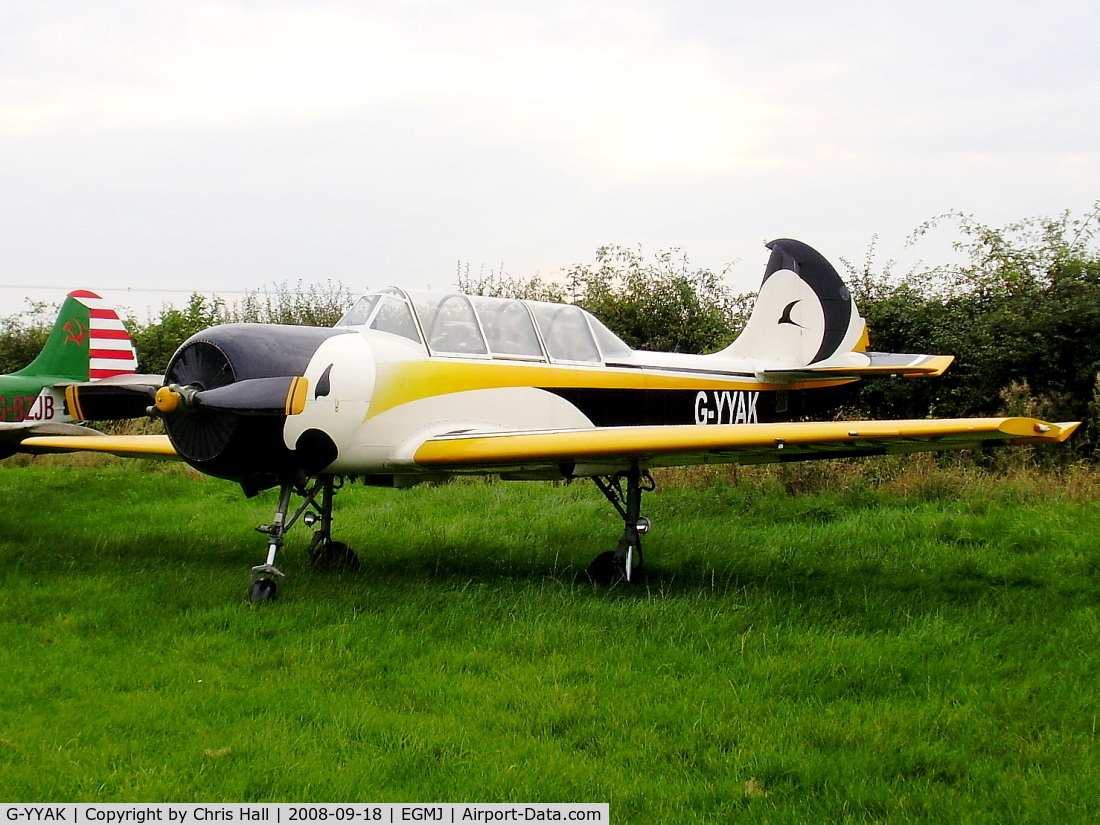 G-YYAK, 1987 Bacau Yak-52 C/N 878101, Previous ID: LY-AOM