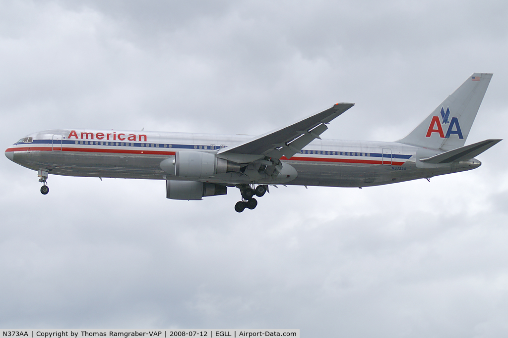 N373AA, 1992 Boeing 767-323 C/N 25200, American Airlines Boeing 767-300