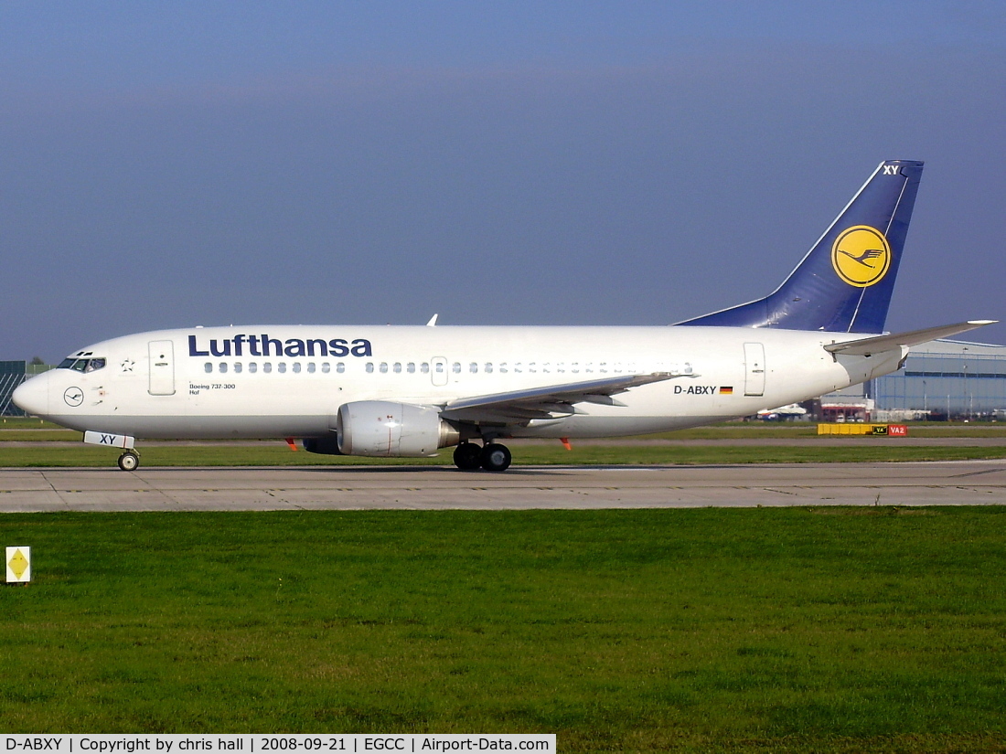 D-ABXY, 1989 Boeing 737-330 C/N 24563, Lufthansa