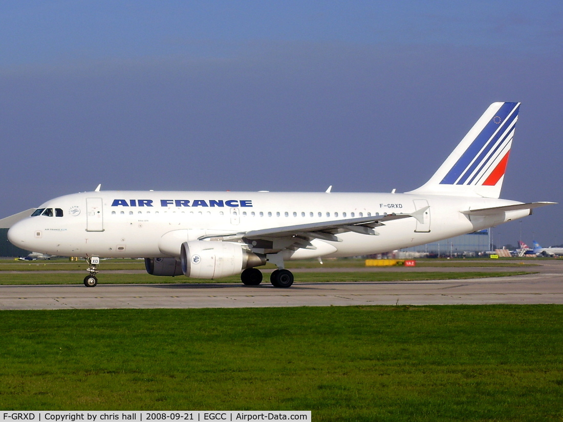F-GRXD, 2002 Airbus A319-111 C/N 1699, Air France