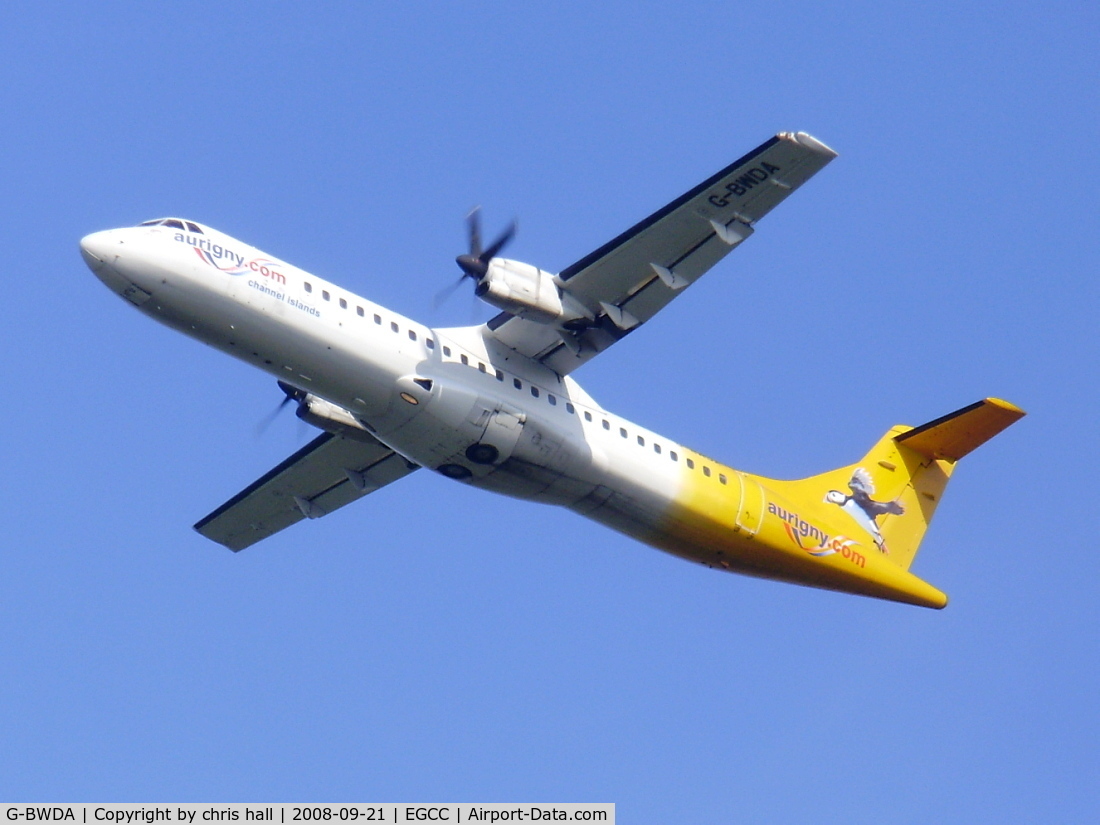 G-BWDA, 1995 ATR 72-202 C/N 444, Aurigny Air Services