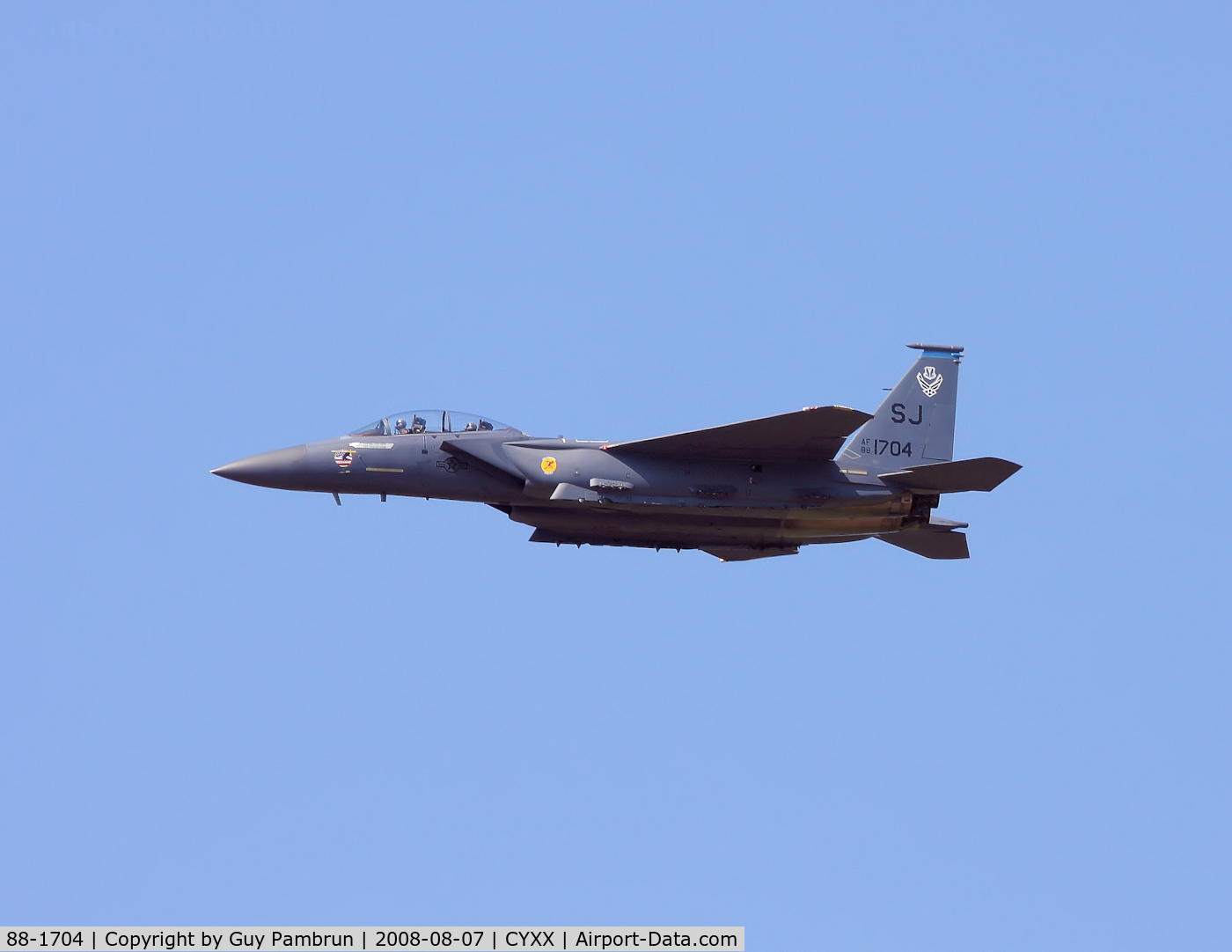 88-1704, 1988 McDonnell Douglas F-15E Strike Eagle C/N 1113/E088, Abbotsford Airshow 2008
