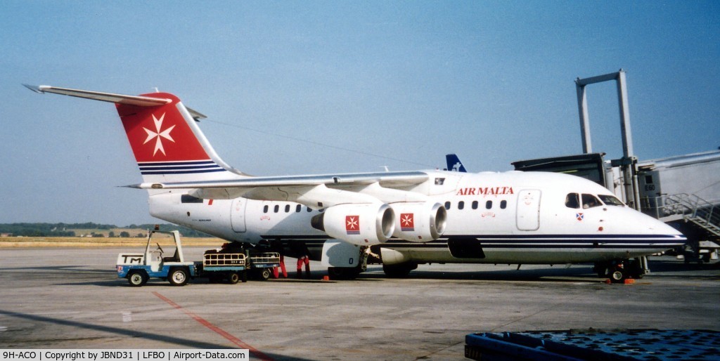 9H-ACO, 1994 British Aerospace Avro 146-RJ70 C/N E1260, Avro RJ-70