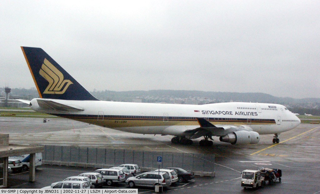 9V-SMP, 2002 Boeing 747-412/BCF C/N 27067, Boeing 747-412