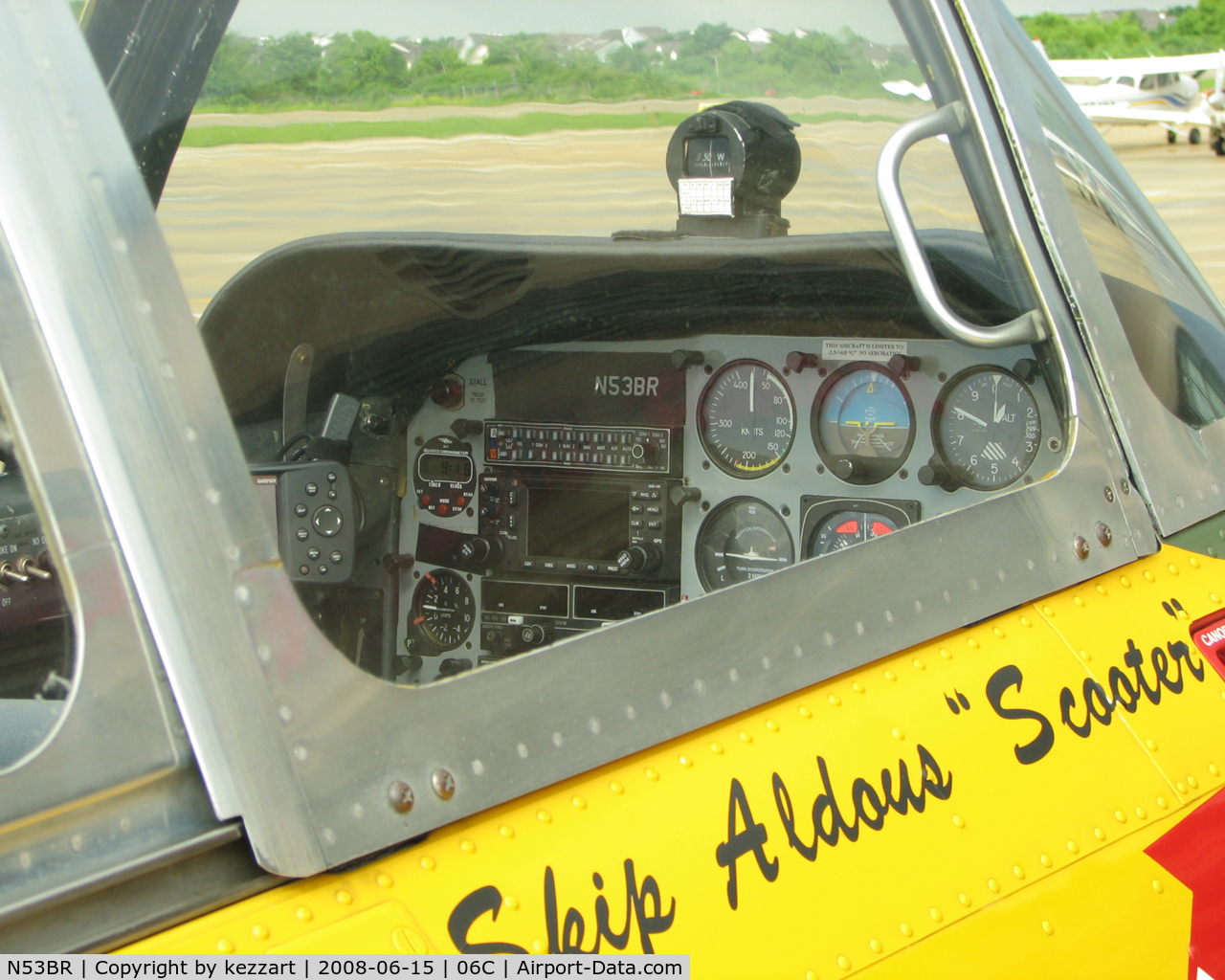 N53BR, 1953 Beech T-34A Mentor Mentor C/N G-152, front seat panel