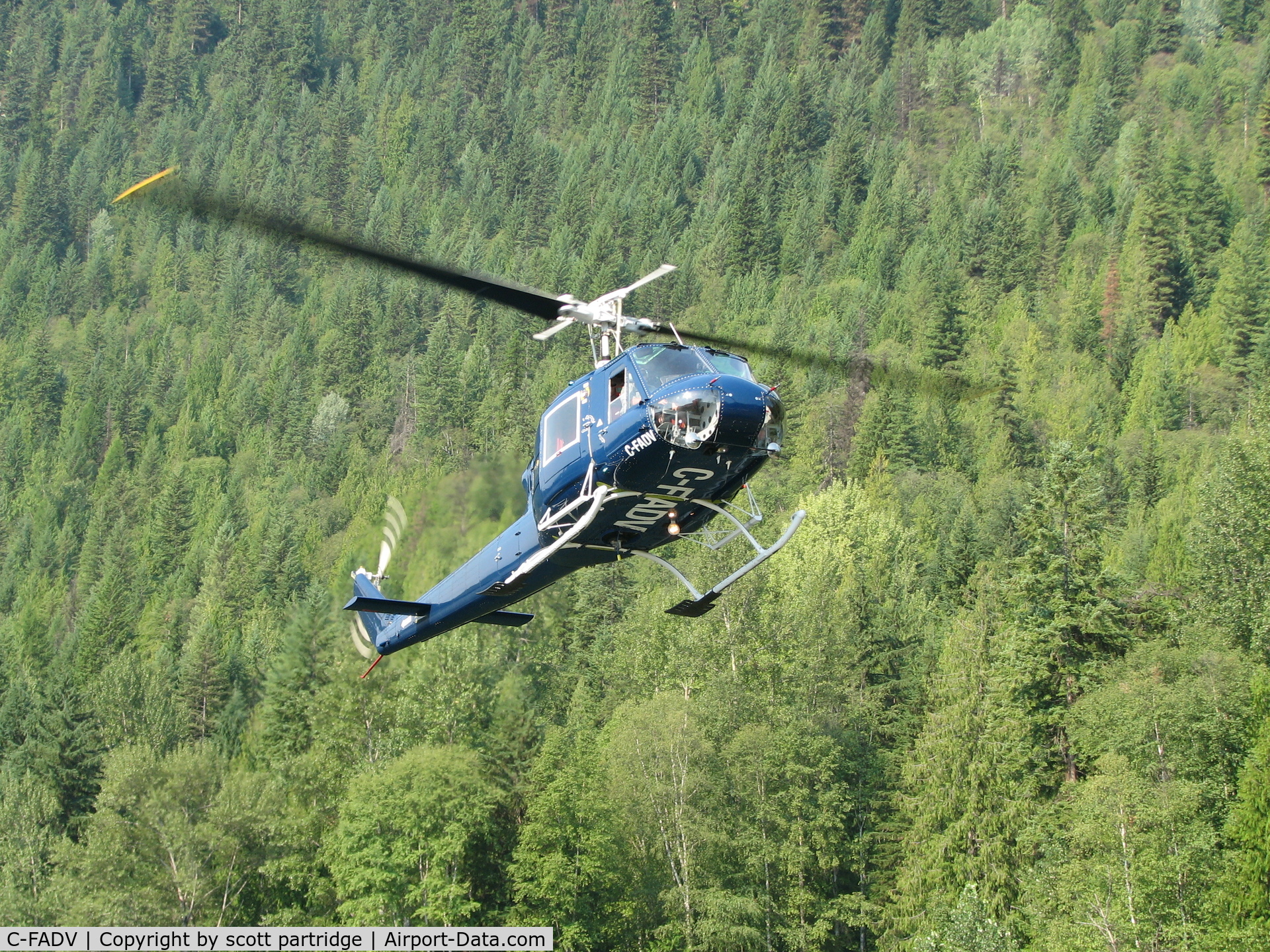 C-FADV, 1964 Bell 204B C/N 2016, firefighting british columbia