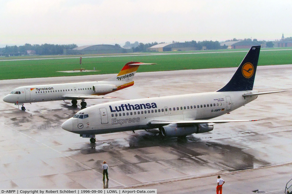 D-ABFP, 1981 Boeing 737-230 C/N 22123, My first visit at Linz Airport