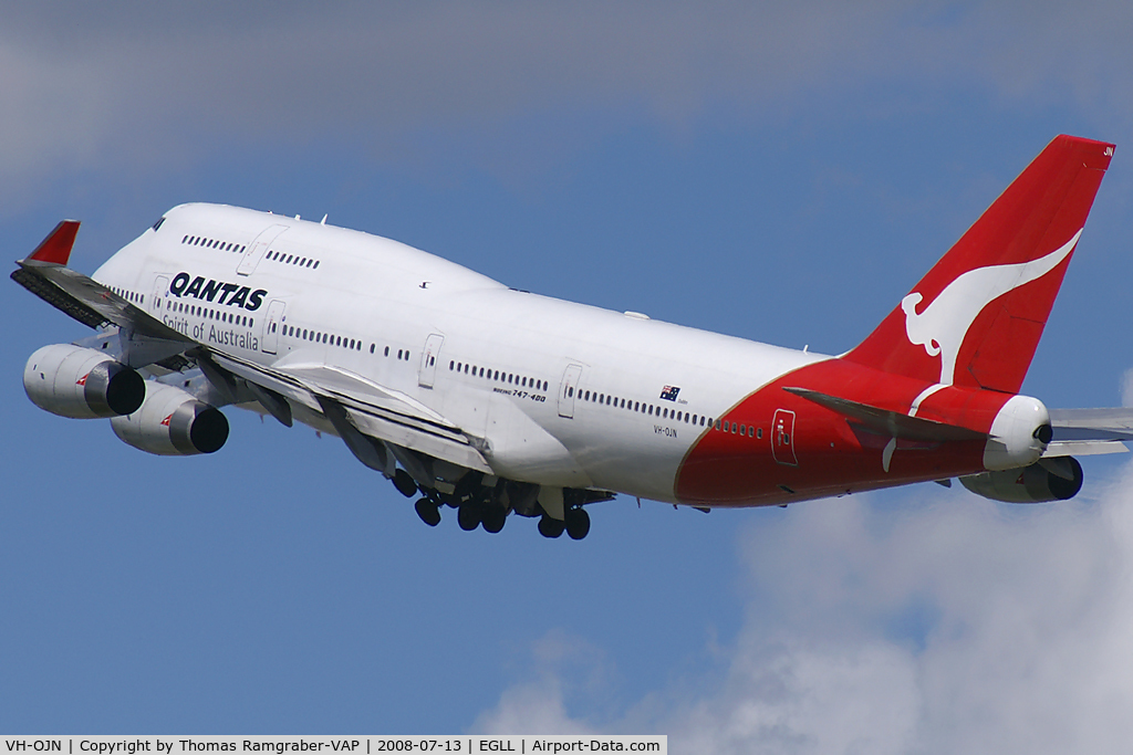 VH-OJN, 1991 Boeing 747-438 C/N 25315, Qantas Boeing 747-400
