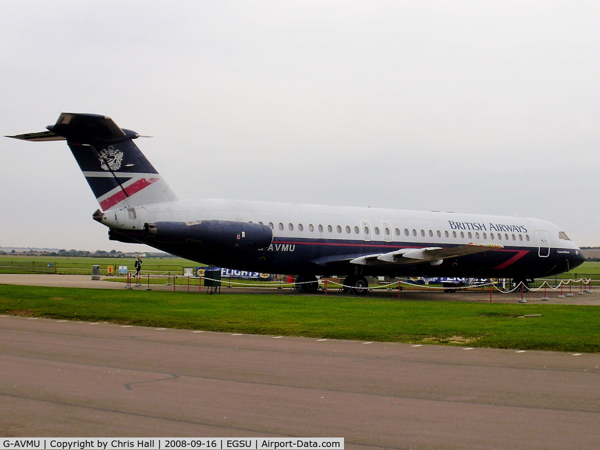 G-AVMU, 1968 BAC 111-510ED One-Eleven C/N BAC.148, Preserved by the Duxford Aviation Society in British Airways colours
