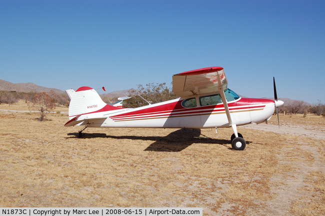N1873C, 1953 Cessna 170B C/N 26017, Out in the Borrego Springs area