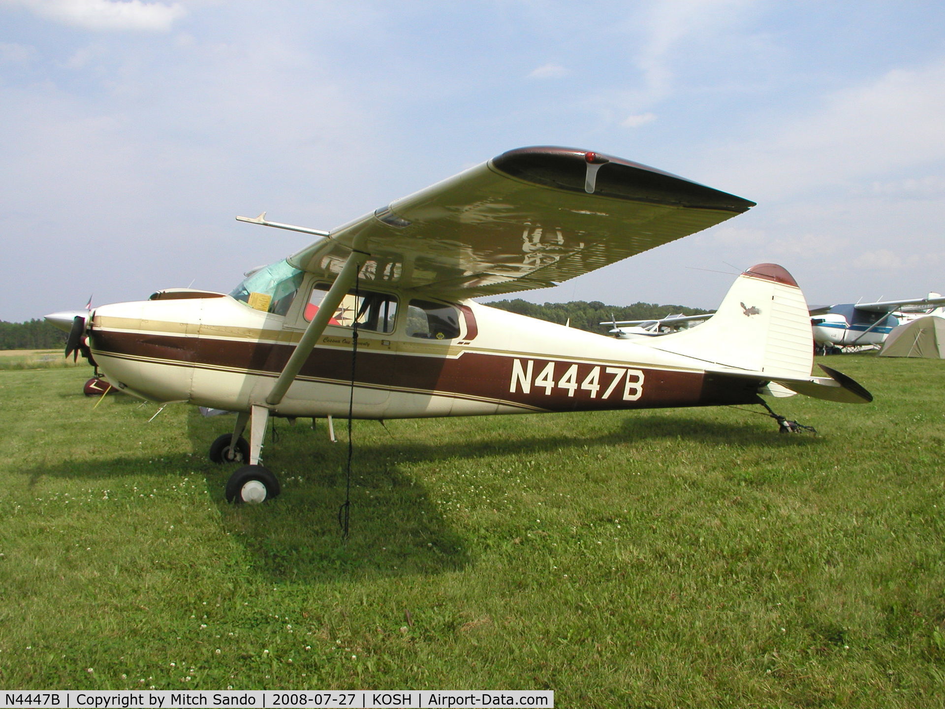 N4447B, 1955 Cessna 170B C/N 26791, EAA AirVenture 2008.