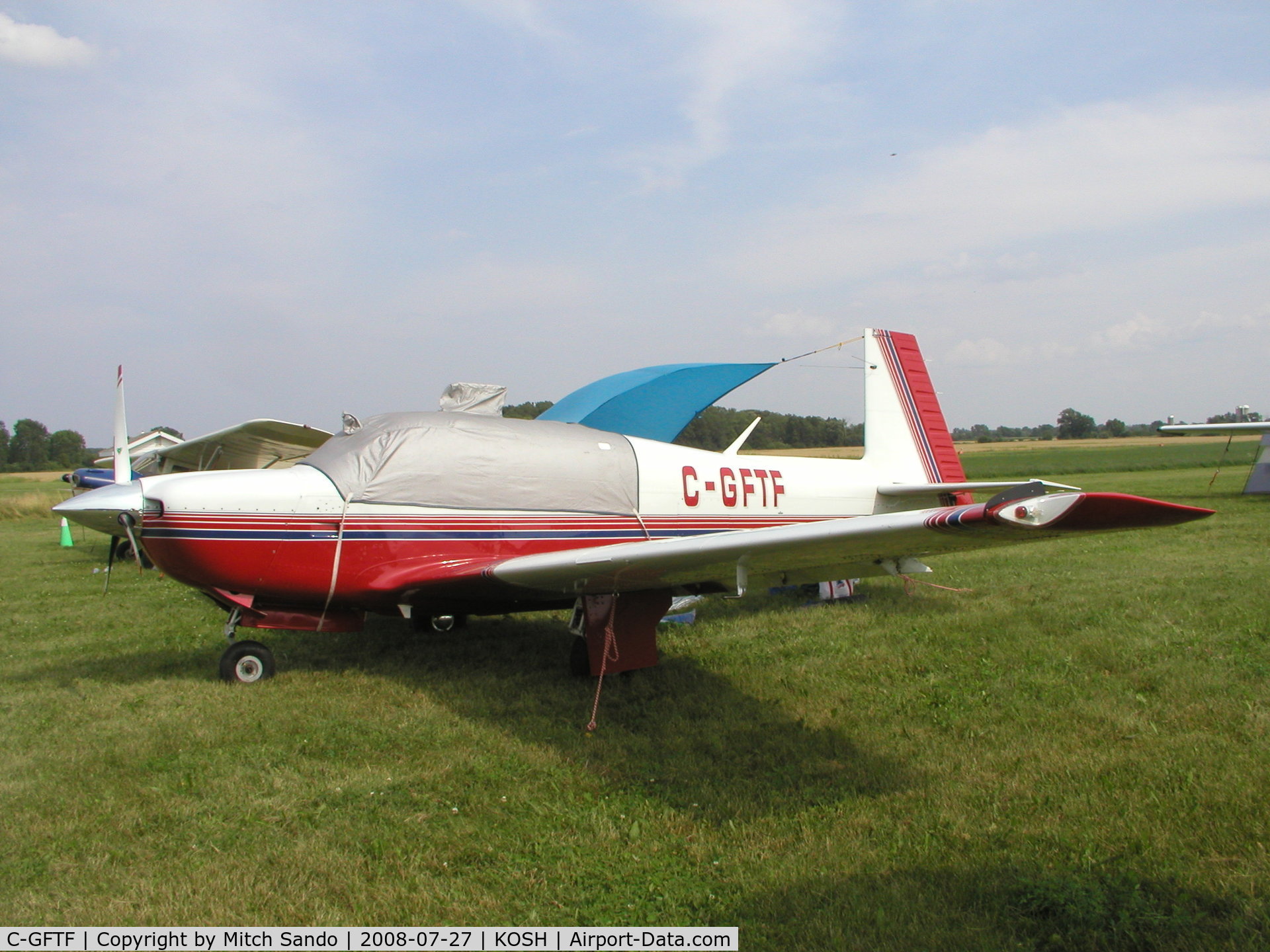 C-GFTF, 1976 Mooney M20F Executive C/N 22-1378, EAA AirVenture 2008.