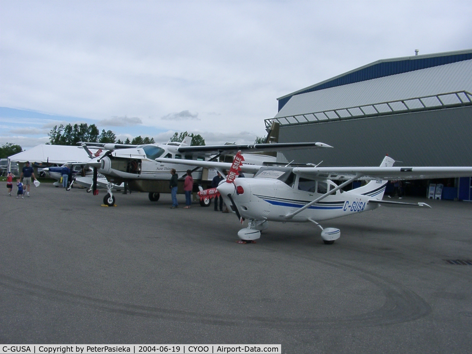 C-GUSA, 2003 Cessna T206H Turbo Stationair C/N T20608378, @ Oshawa Airport