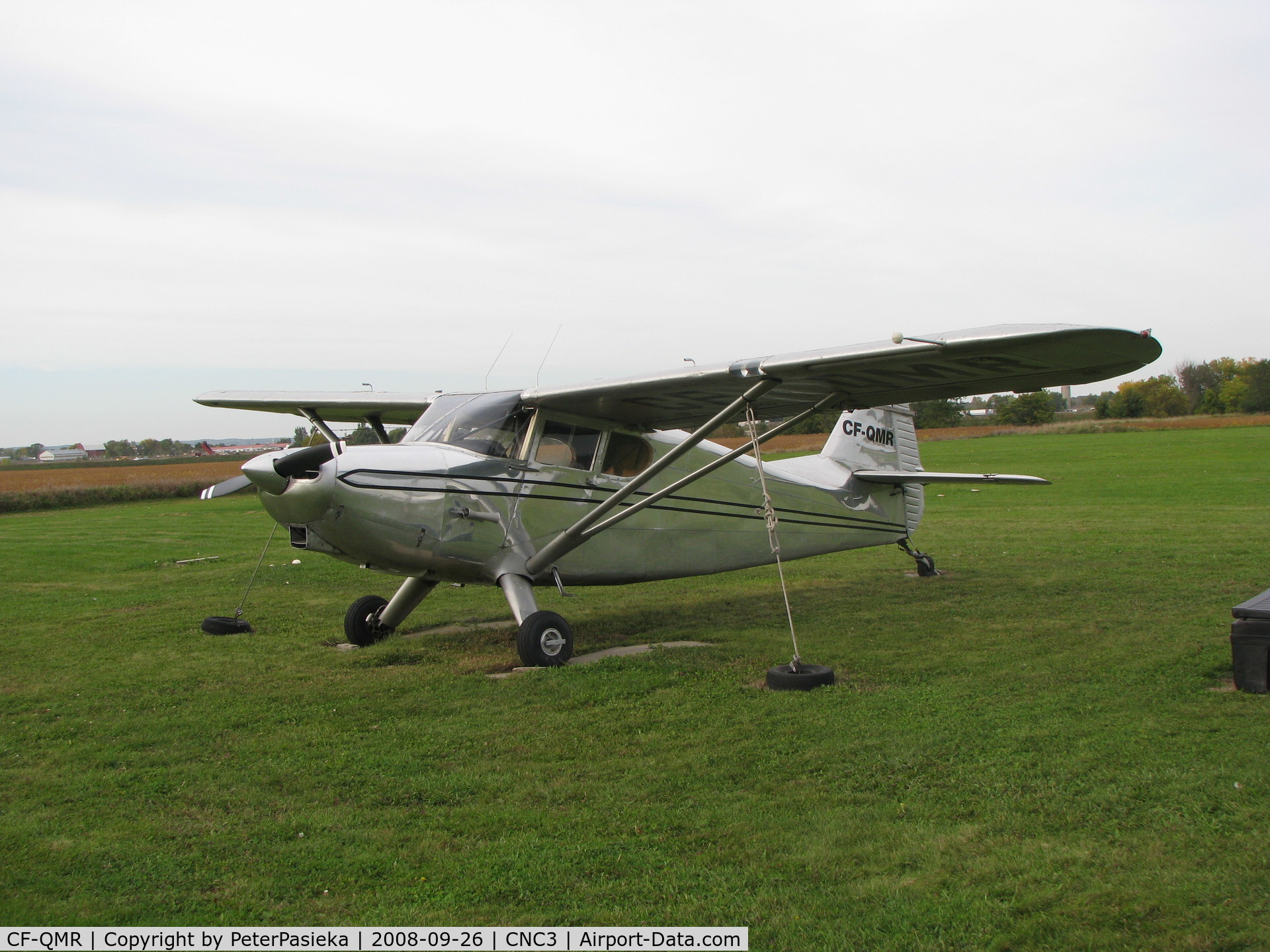 CF-QMR, 1946 Stinson 108-1 Voyager C/N 108-772, @ Brampton Airport