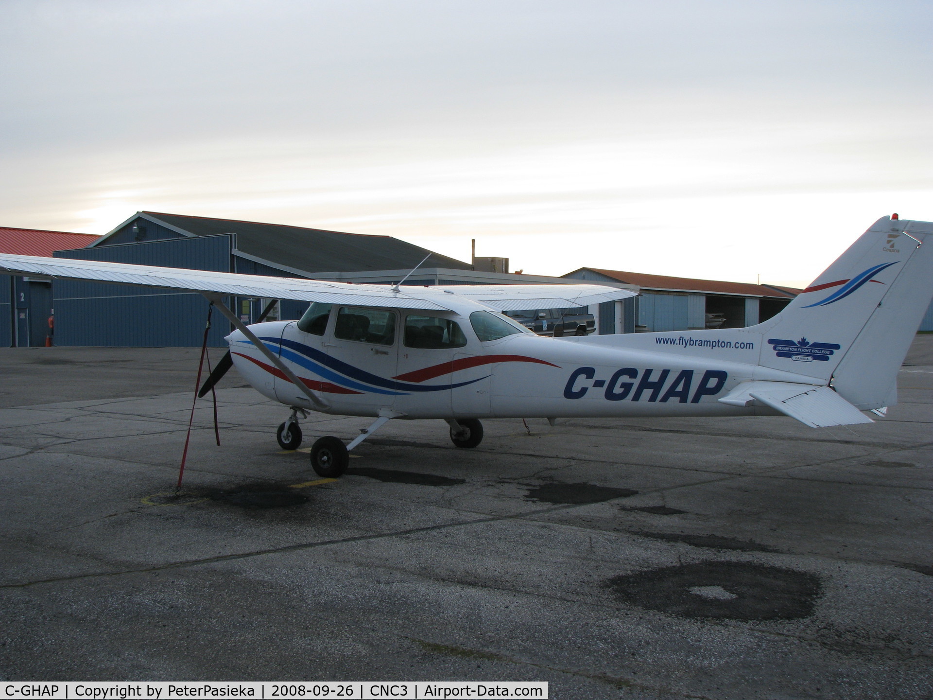 C-GHAP, 1983 Cessna 172P C/N 17276135, @ Brampton Airport, BFC training aircraft