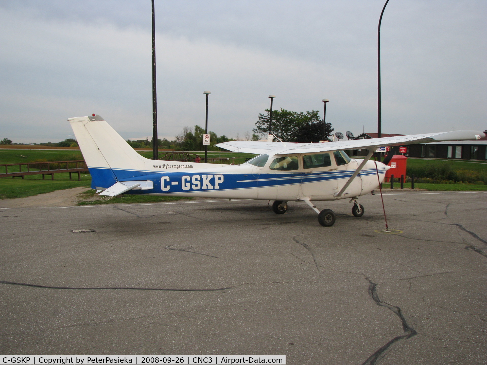 C-GSKP, 1984 Cessna 172P C/N 17276209, @ Brampton Airport, BFC training aircraft