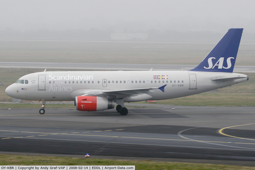 OY-KBR, 2007 Airbus A319-132 C/N 3231, SAS A319