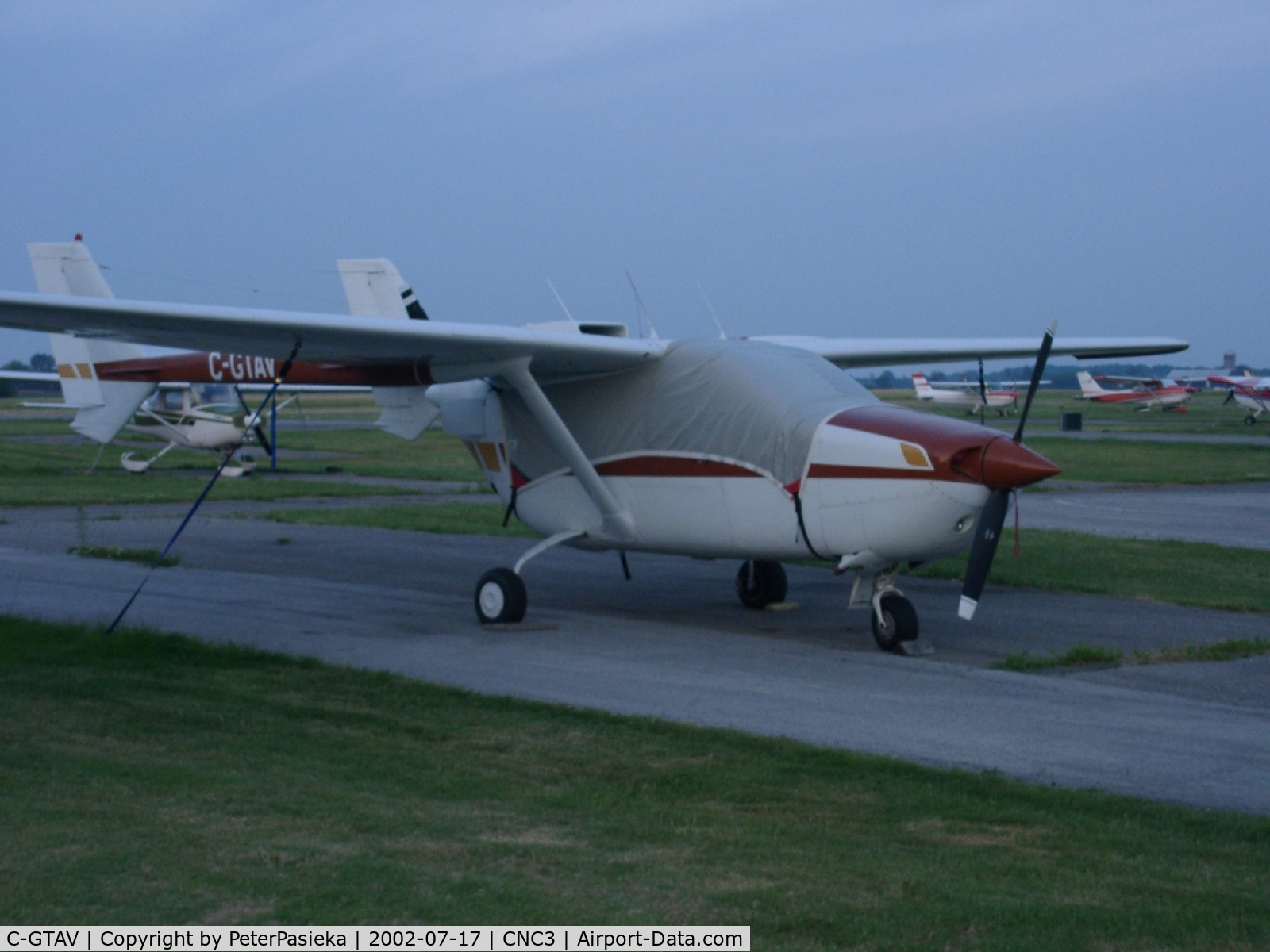 C-GTAV, Cessna 337G Super Skymaster C/N 33701812, @ Brampton Airport