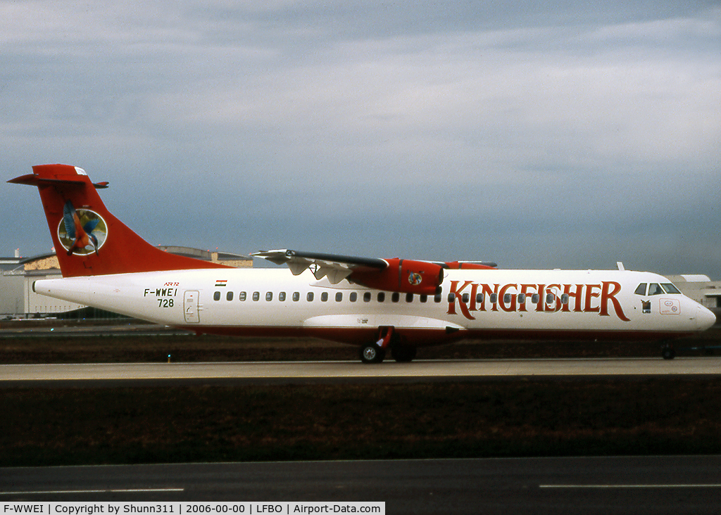 F-WWEI, 2006 ATR 72-212A C/N 728, C/n 728 - To be VT-KAB