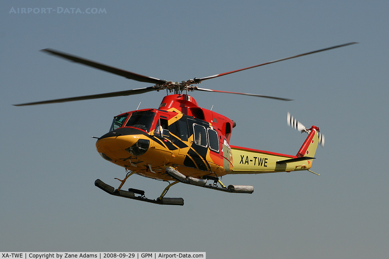 XA-TWE, Bell 412 C/N 36310, At Grand Prairie Municipal