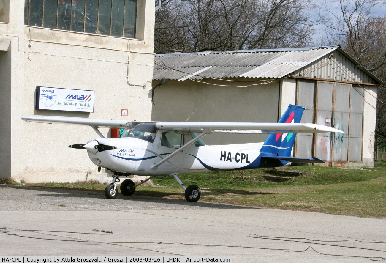 HA-CPL, 1981 Cessna 152 C/N 15285378, Dunakeszi Airport / LHDK, Hungary - /ex N93021/