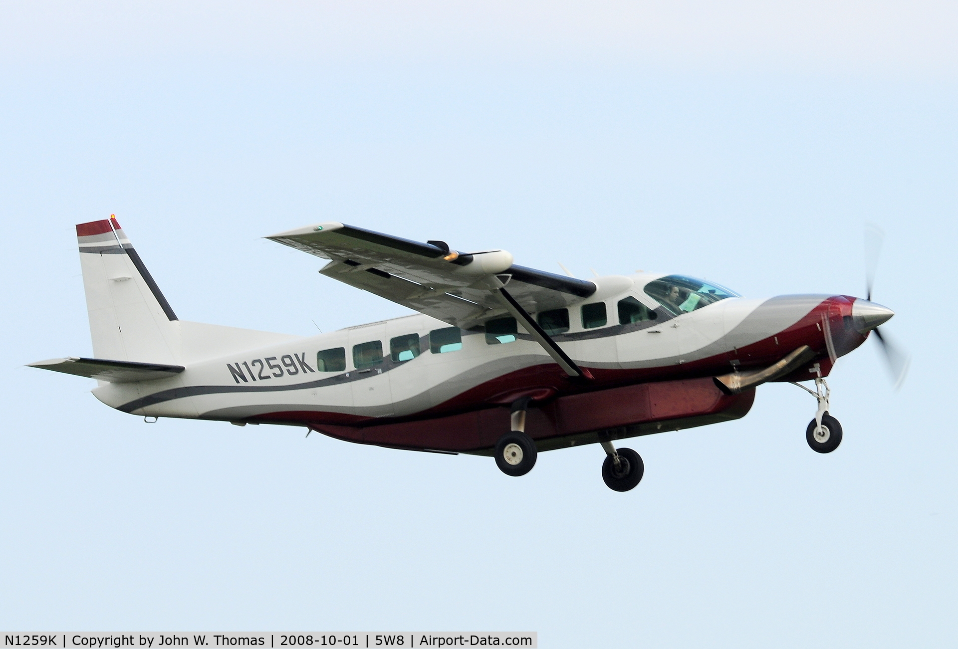 N1259K, Cessna 208B C/N 208B0974, Departing runway 22
